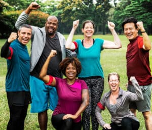 group of friends Promoting Health and Wellness